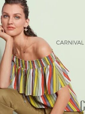 NWOT CAbi Carnival Top